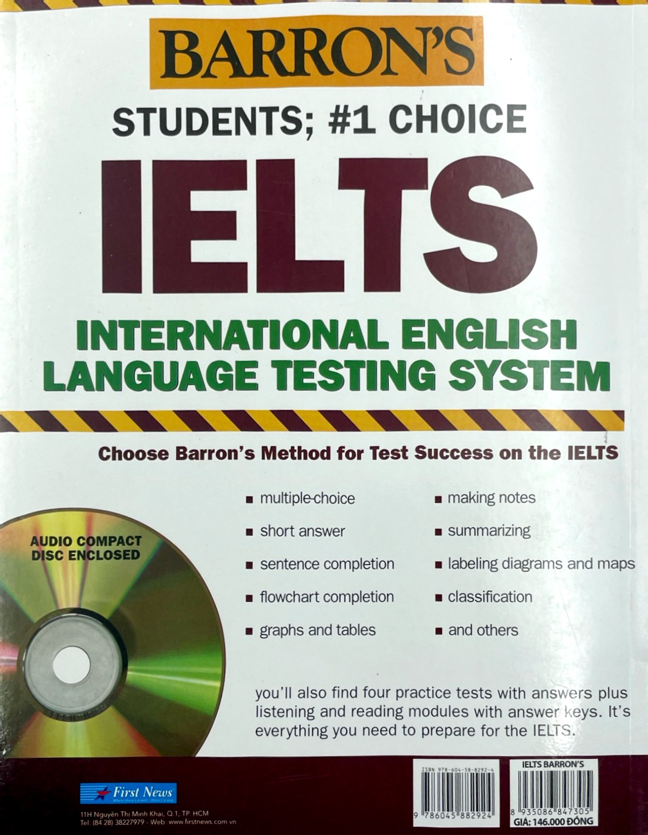 barron's ielts international english - không cd - Ảnh 13
