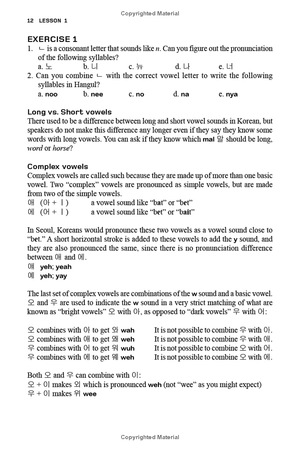 basic korean - learn to speak korean in 19 easy lessons - Ảnh 12