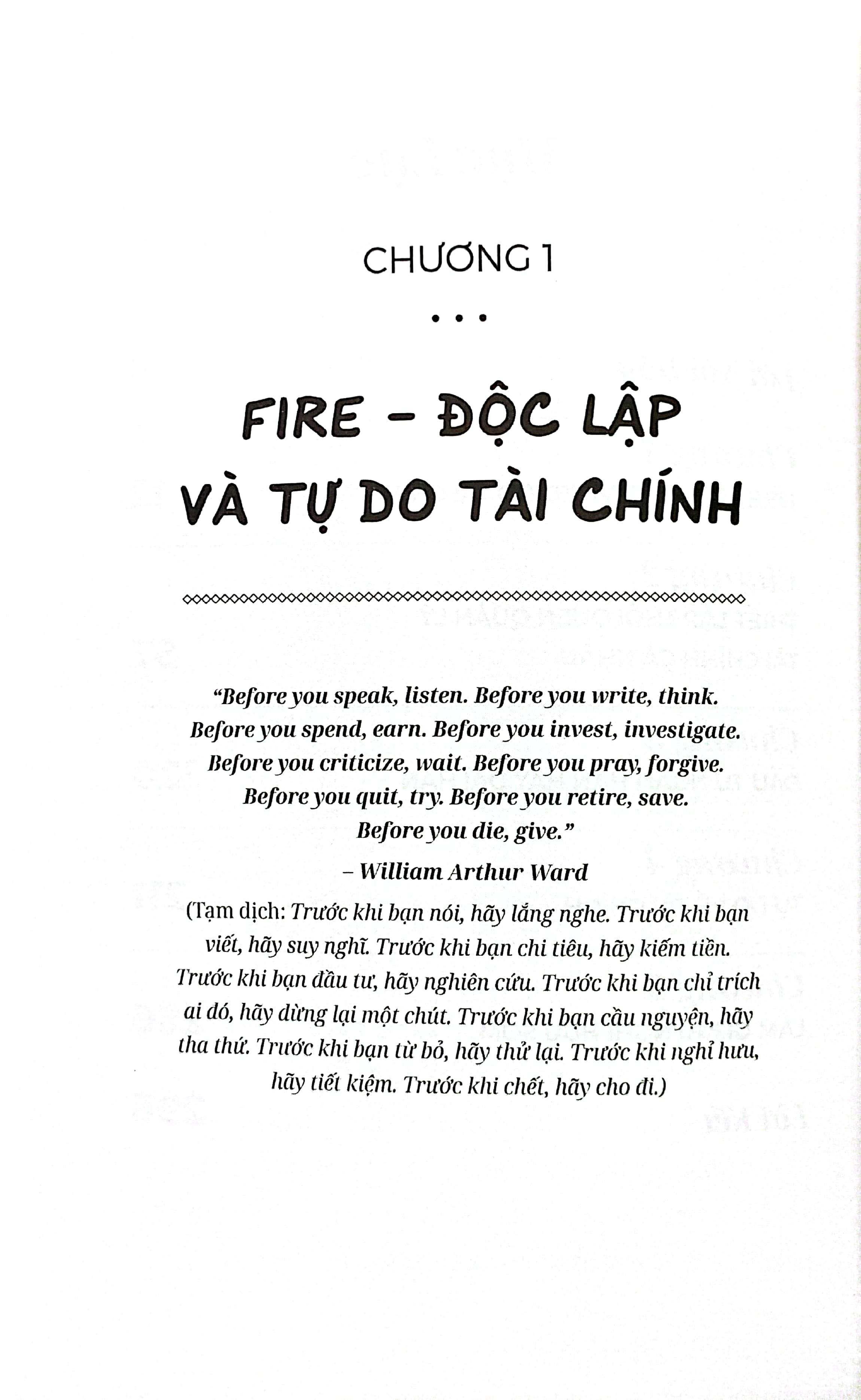 bắt đầu - theo đuổi sự độc lập và tự do tài chính - Ảnh 8