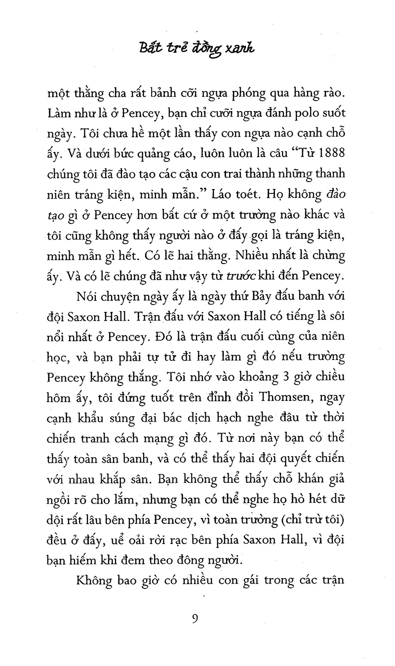 bắt trẻ đồng xanh (tái bản 2024) - Ảnh 4