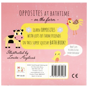 bath book in a box - opposites at bathtime on the farm - Ảnh 5