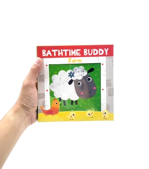 bathtime buddy book - farm - Ảnh 5