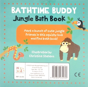 bathtime buddy book - jungle - Ảnh 4