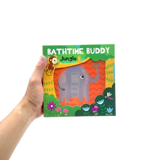 bathtime buddy book - jungle - Ảnh 5