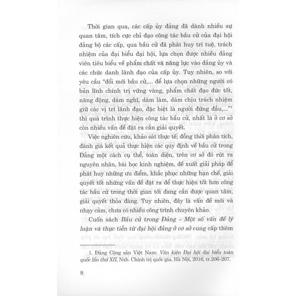 bầu cử trong đảng - một số vấn đề lý luận và thực tiến từ đại hội đảng ở cơ sở - Ảnh 4