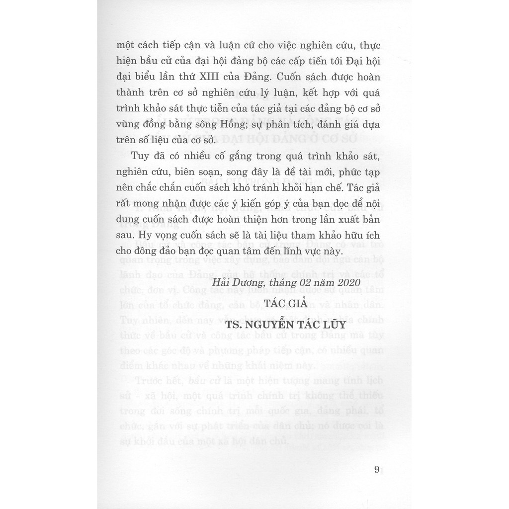 bầu cử trong đảng - một số vấn đề lý luận và thực tiến từ đại hội đảng ở cơ sở - Ảnh 5