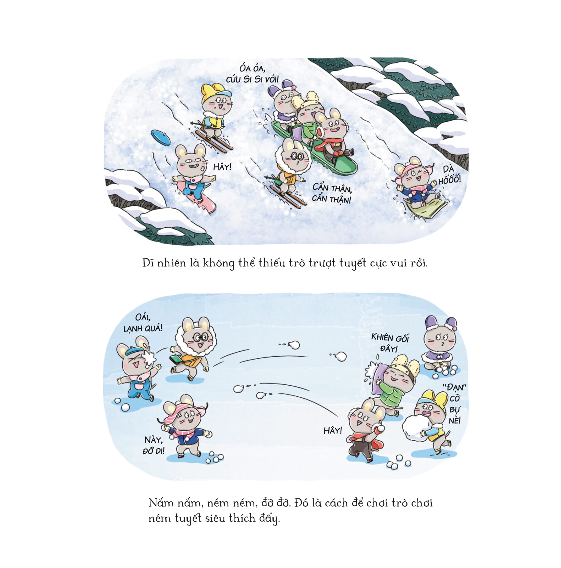 bảy anh em nhà chuột - trò chơi mùa đông - bánh hấp lãng mạn - Ảnh 10