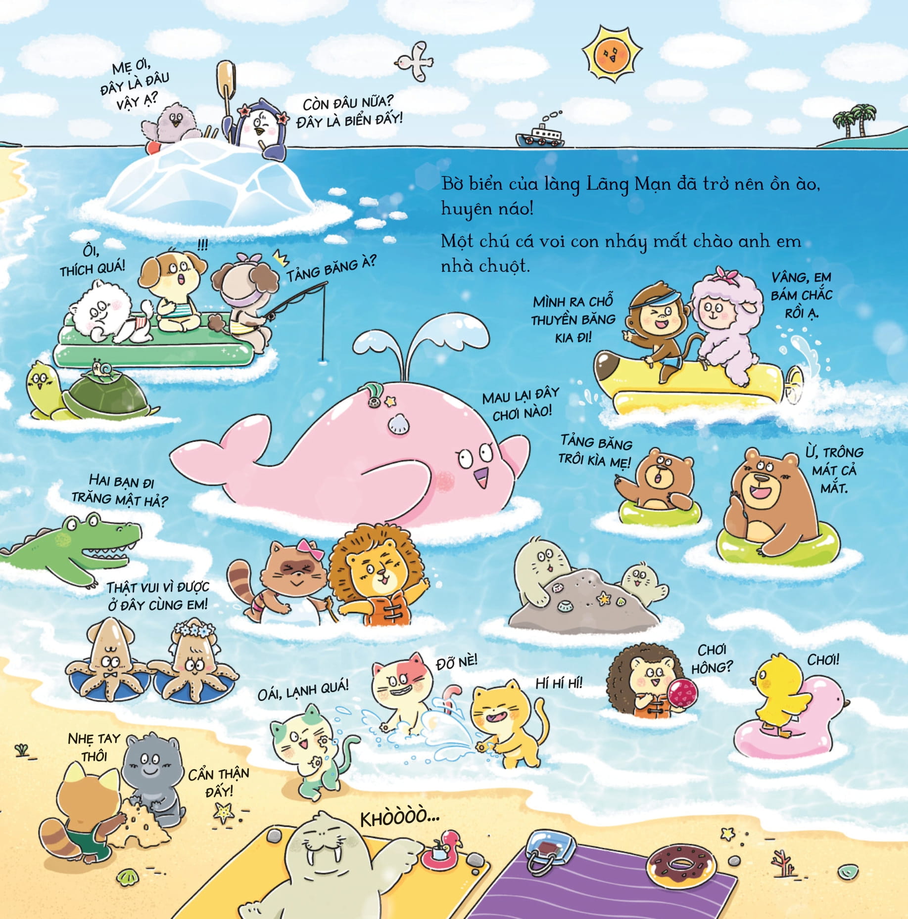 bảy anh em nhà chuột - trò chơi mùa hạ - đá bào cá voi - Ảnh 10