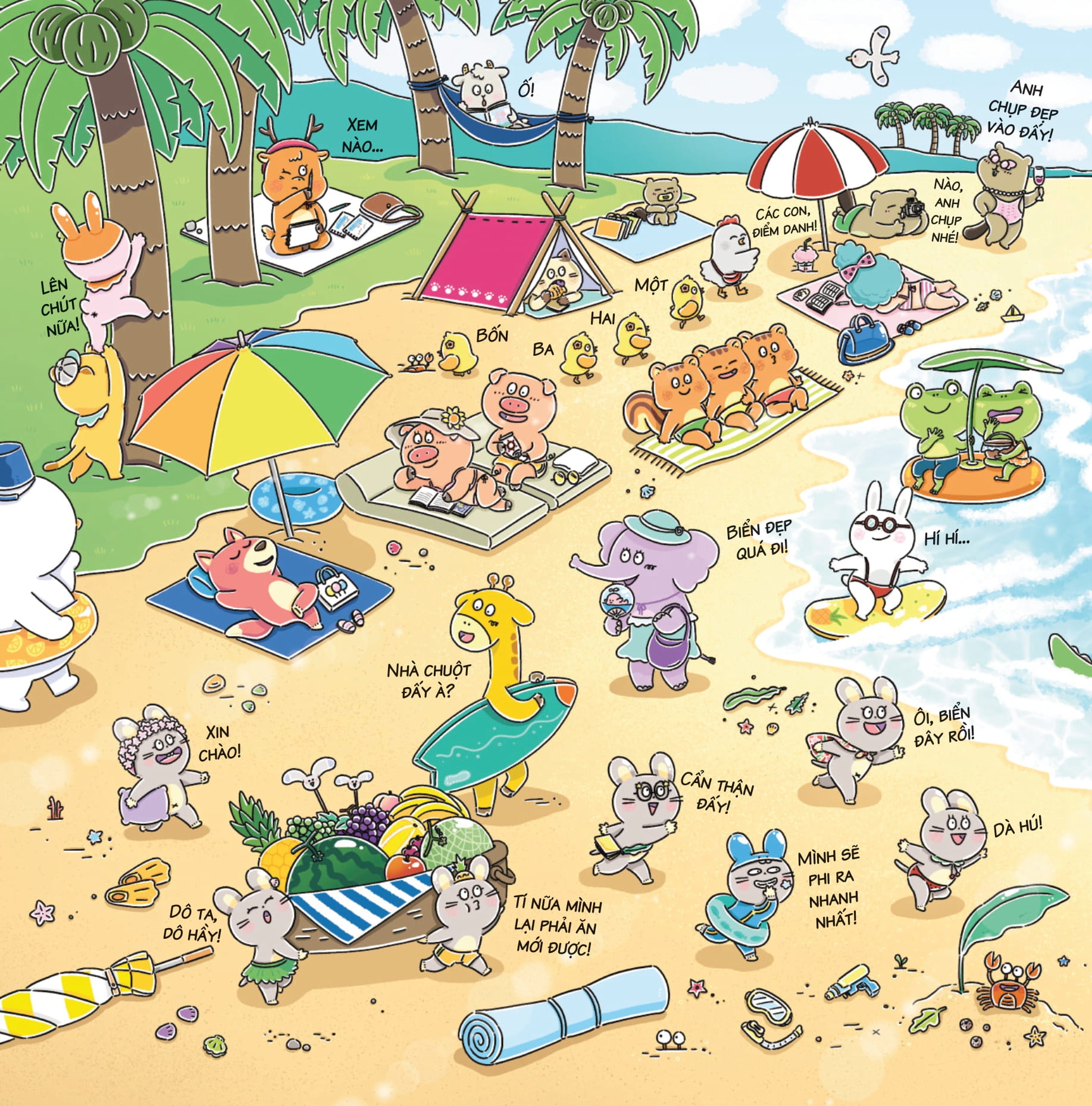 bảy anh em nhà chuột - trò chơi mùa hạ - đá bào cá voi - Ảnh 9