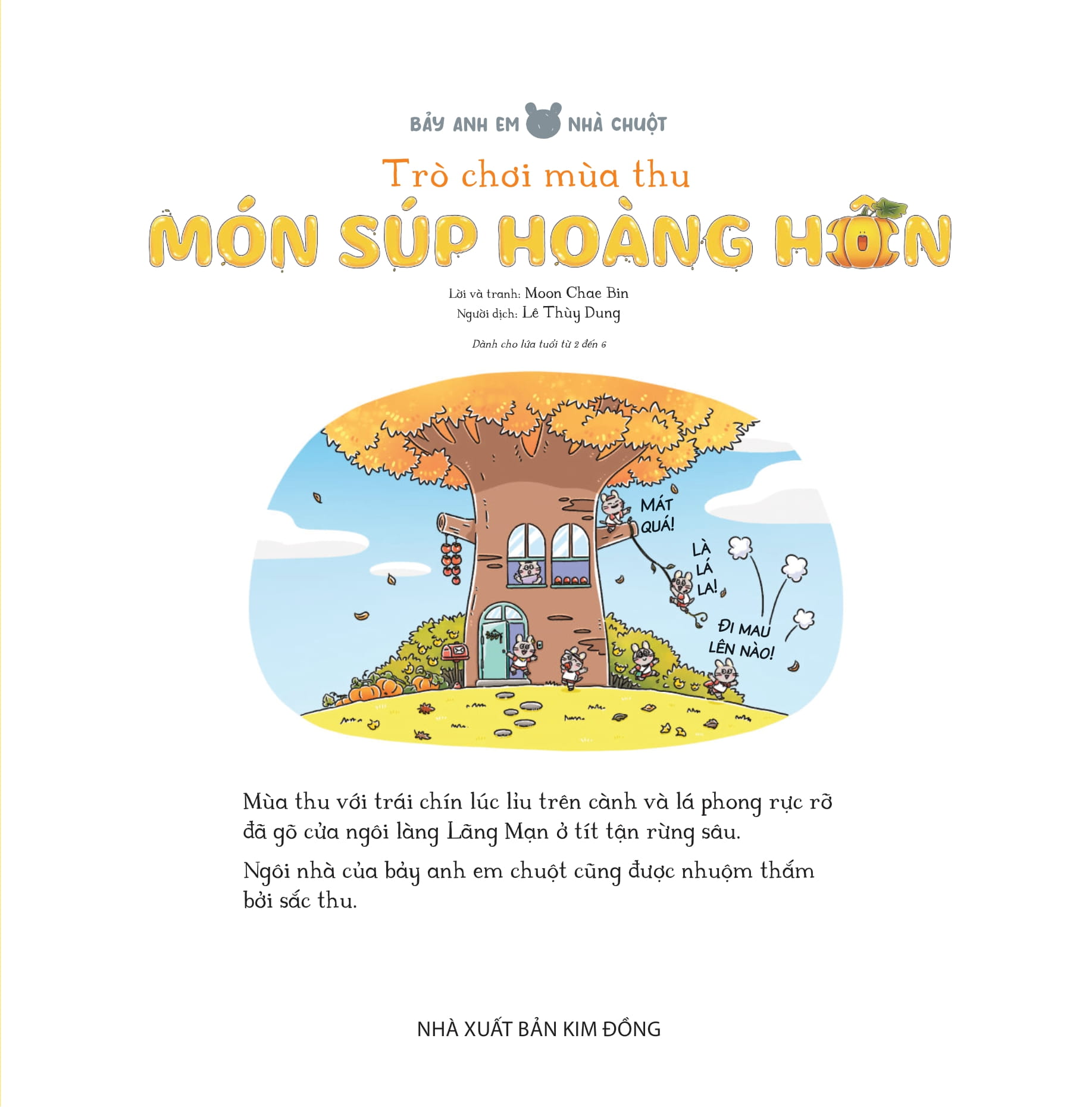 bảy anh em nhà chuột - trò chơi mùa thu - món súp hoàng hôn - Ảnh 4