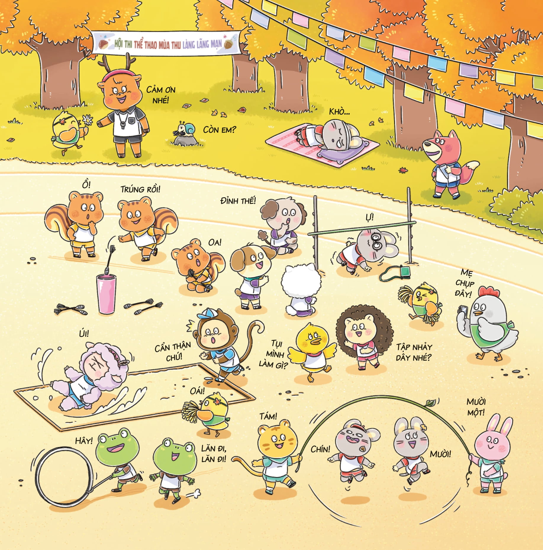 bảy anh em nhà chuột - trò chơi mùa thu - món súp hoàng hôn - Ảnh 8