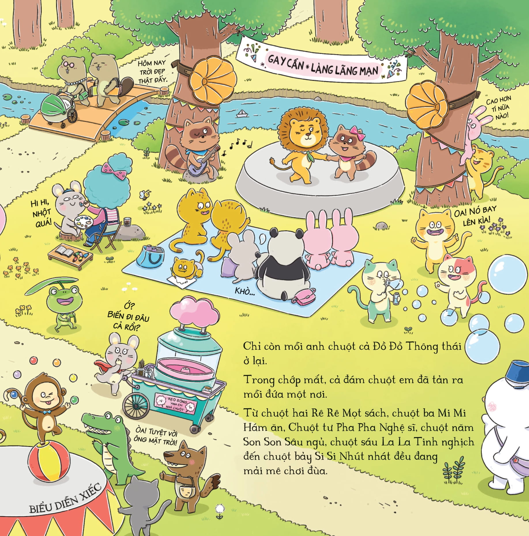 bảy anh em nhà chuột - trò chơi mùa xuân - nước ép mây - Ảnh 8