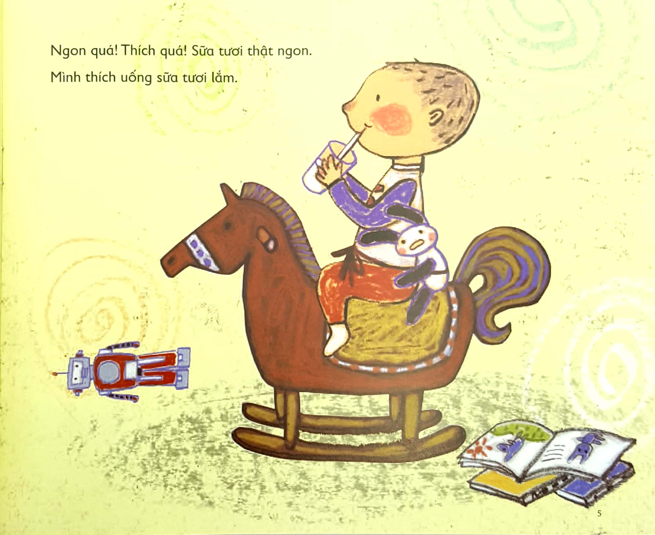 bé biết nhiều nghề - ừng ực, sữa thật ngon! (2 tuổi) - Ảnh 4