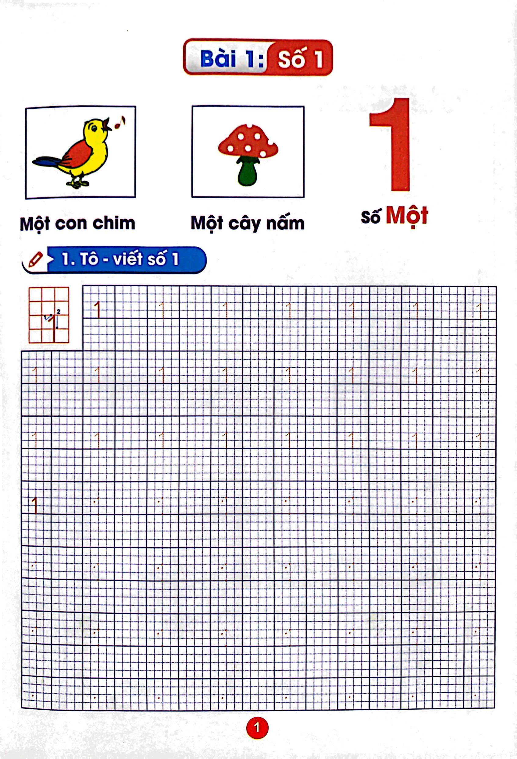 bé chào lớp một - làm quen với chữ số và toán - Ảnh 3