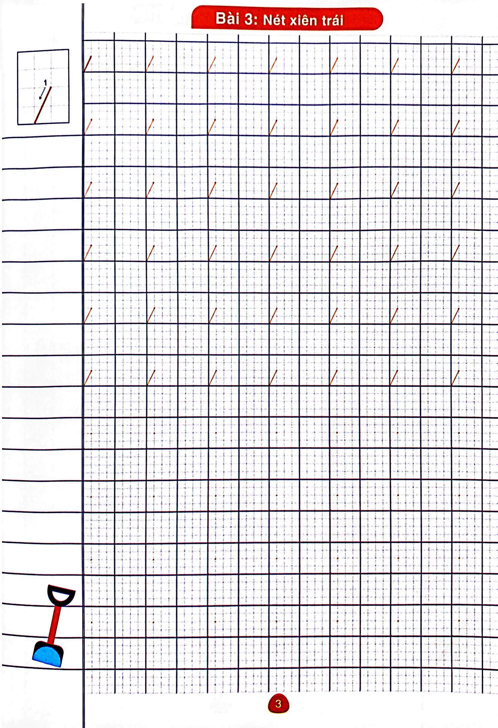 bé chào lớp một - tập tô nét cơ bản - Ảnh 5