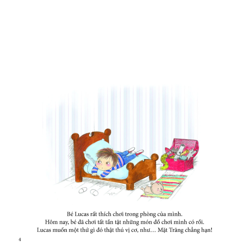 bé chơi cùng mặt trăng - Ảnh 3