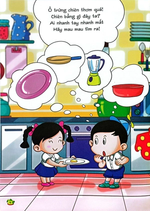 bé chơi sáng tạo - tập 1 - vào bếp thật khéo (dành cho trẻ 3 tuổi) - Ảnh 5