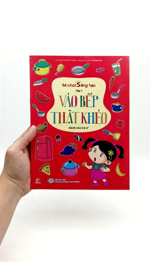 bé chơi sáng tạo - tập 1 - vào bếp thật khéo (dành cho trẻ 3 tuổi) - Ảnh 7