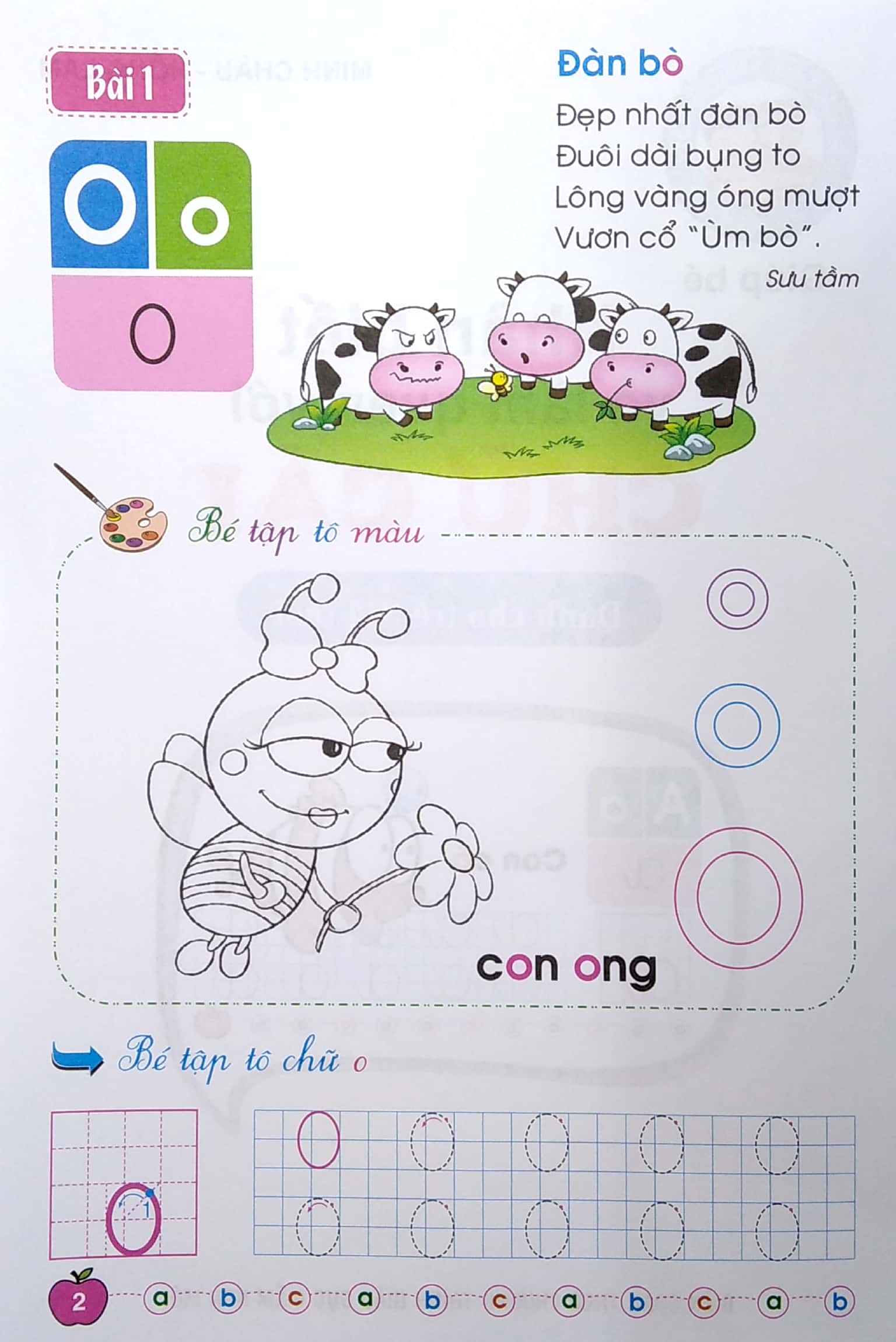 bé chuẩn bị vào lớp 1 - giúp bé nhận biết và làm quen với chữ cái (dành cho trẻ 3-4 tuổi) - Ảnh 3