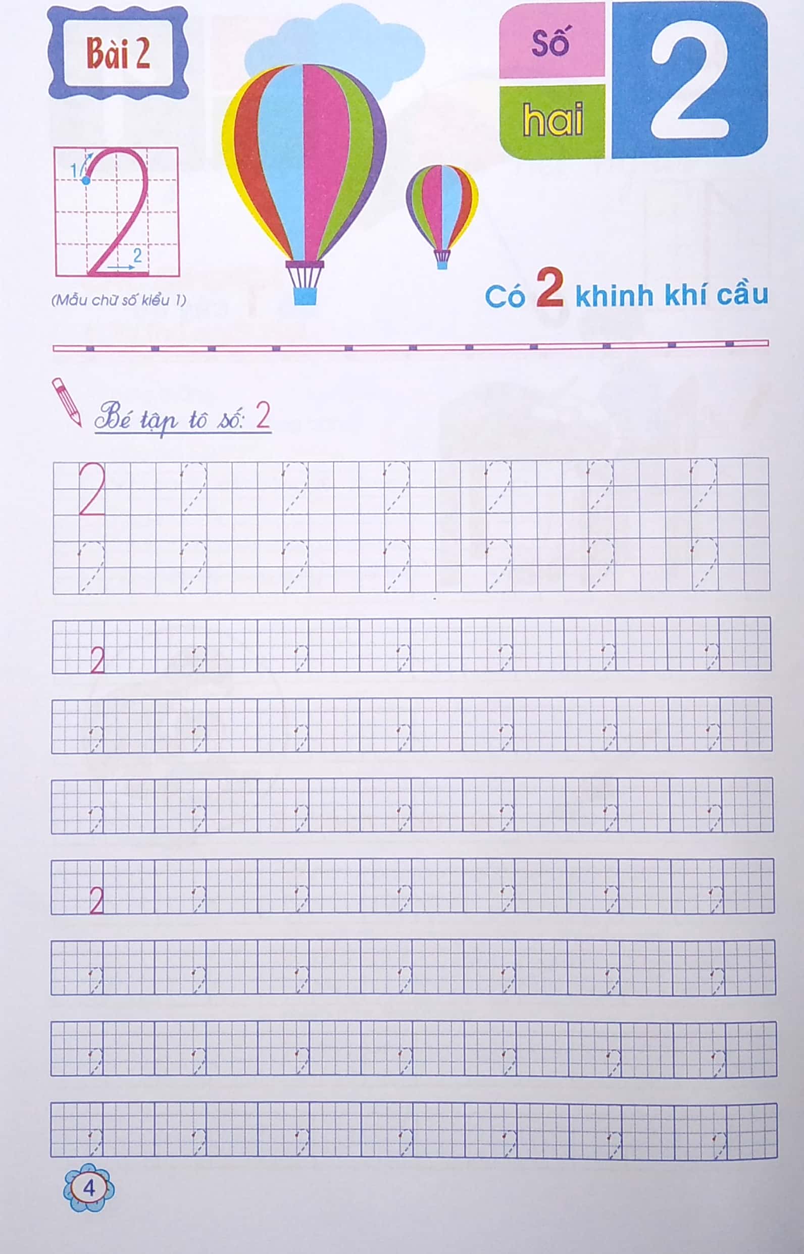 bé chuẩn bị vào lớp 1 - tập tô chữ số - Ảnh 5