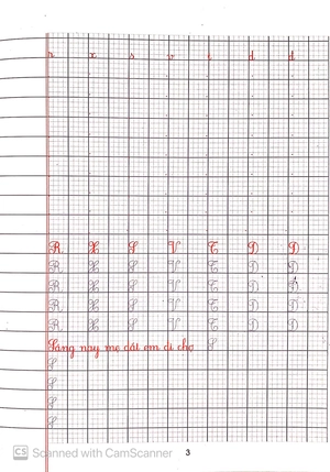 bé chuẩn bị vào lớp 1 - vở ô li theo mẫu chữ (quyển 3) - Ảnh 5