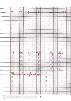 bé chuẩn bị vào lớp 1 - vở ô li theo mẫu chữ (quyển 3) - Ảnh 7
