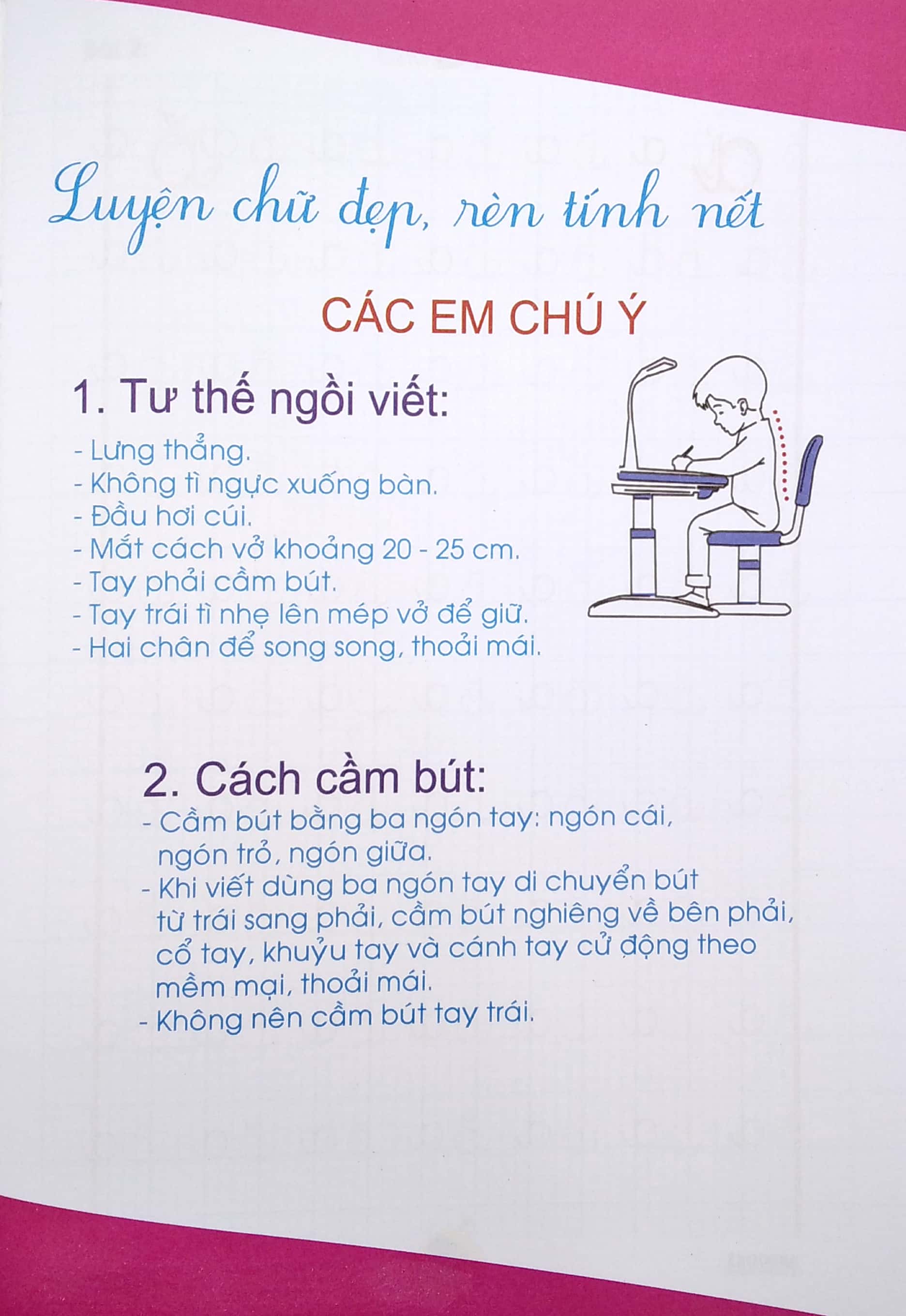 bé chuẩn bị vào lớp 1 - vở tập viết chữ cái viết thường - Ảnh 3