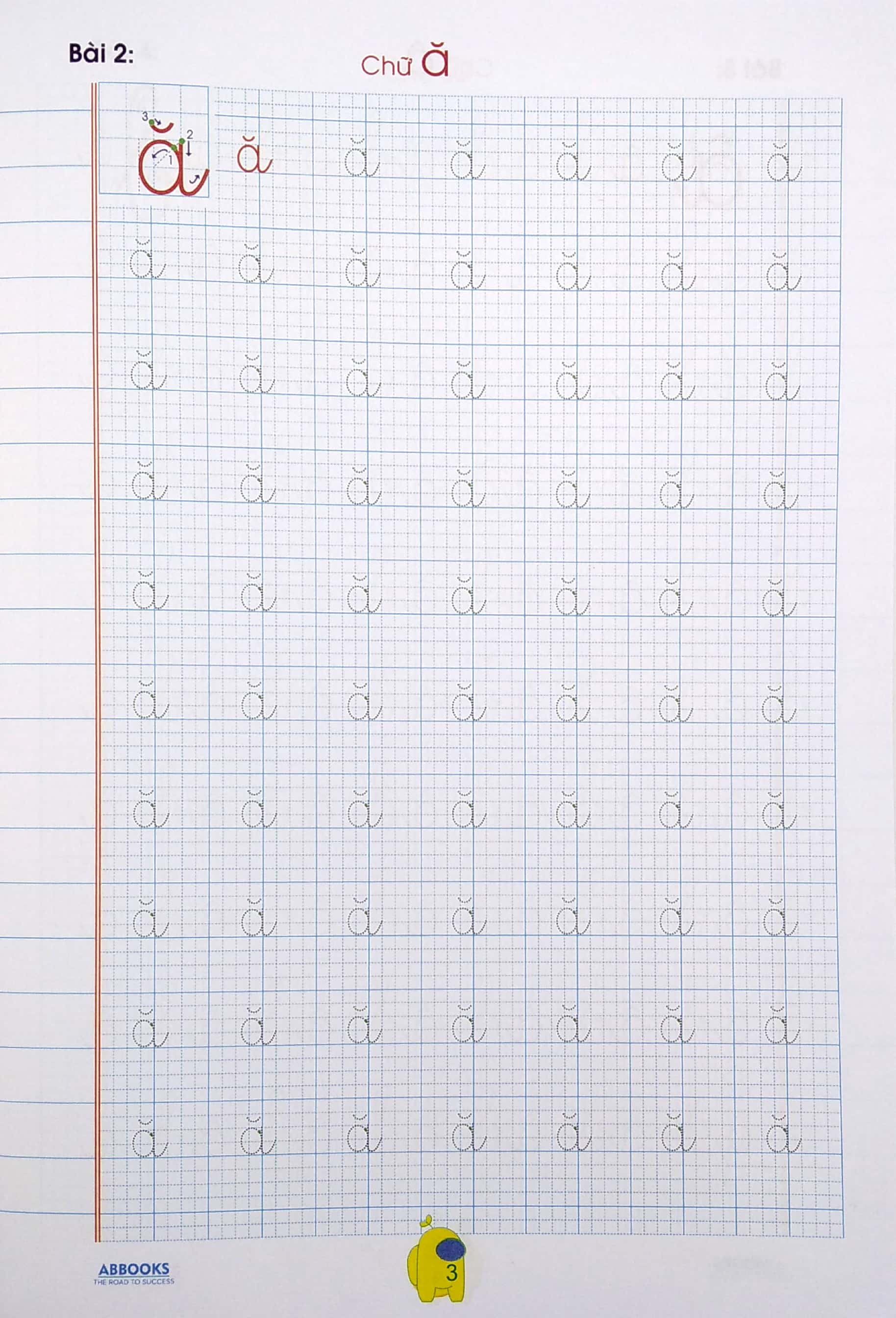 bé chuẩn bị vào lớp 1 - vở tập viết chữ cái viết thường - Ảnh 5