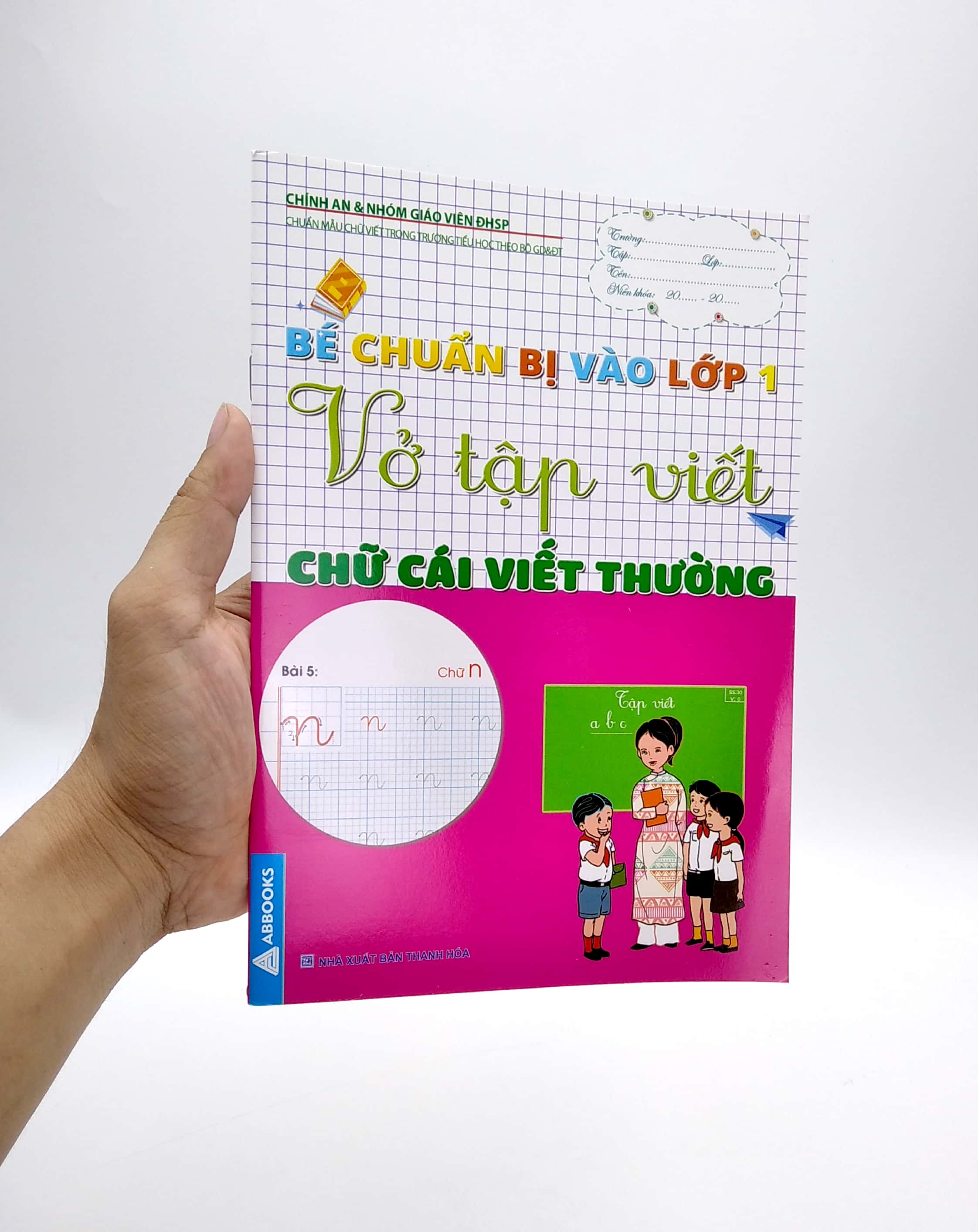 bé chuẩn bị vào lớp 1 - vở tập viết chữ cái viết thường - Ảnh 7