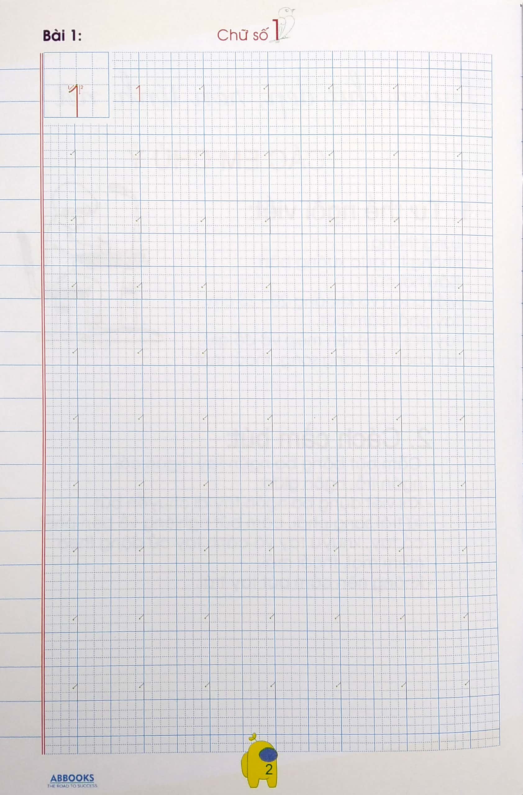 bé chuẩn bị vào lớp 1 - vở tập viết chữ số - Ảnh 4