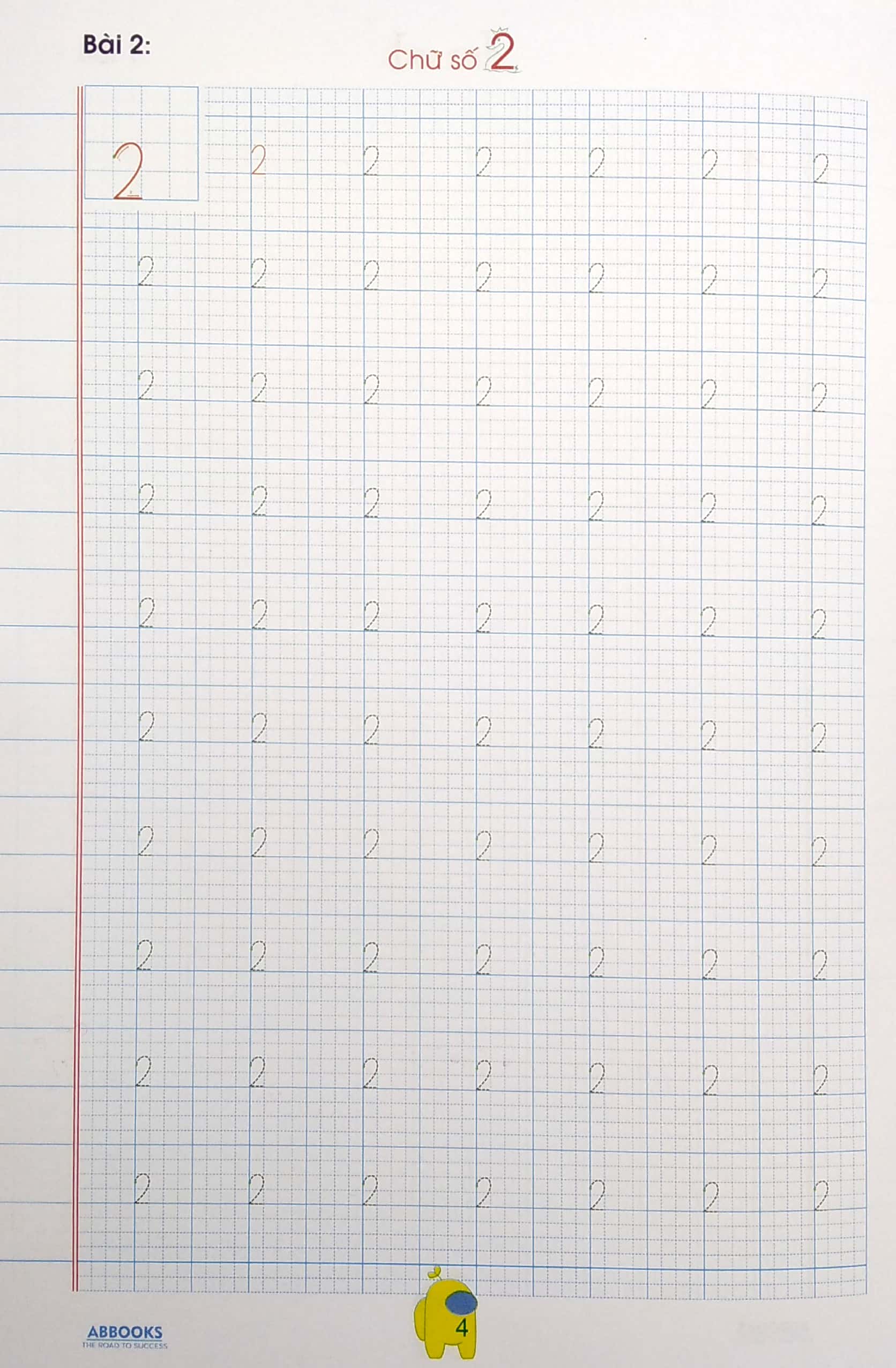 bé chuẩn bị vào lớp 1 - vở tập viết chữ số - Ảnh 6