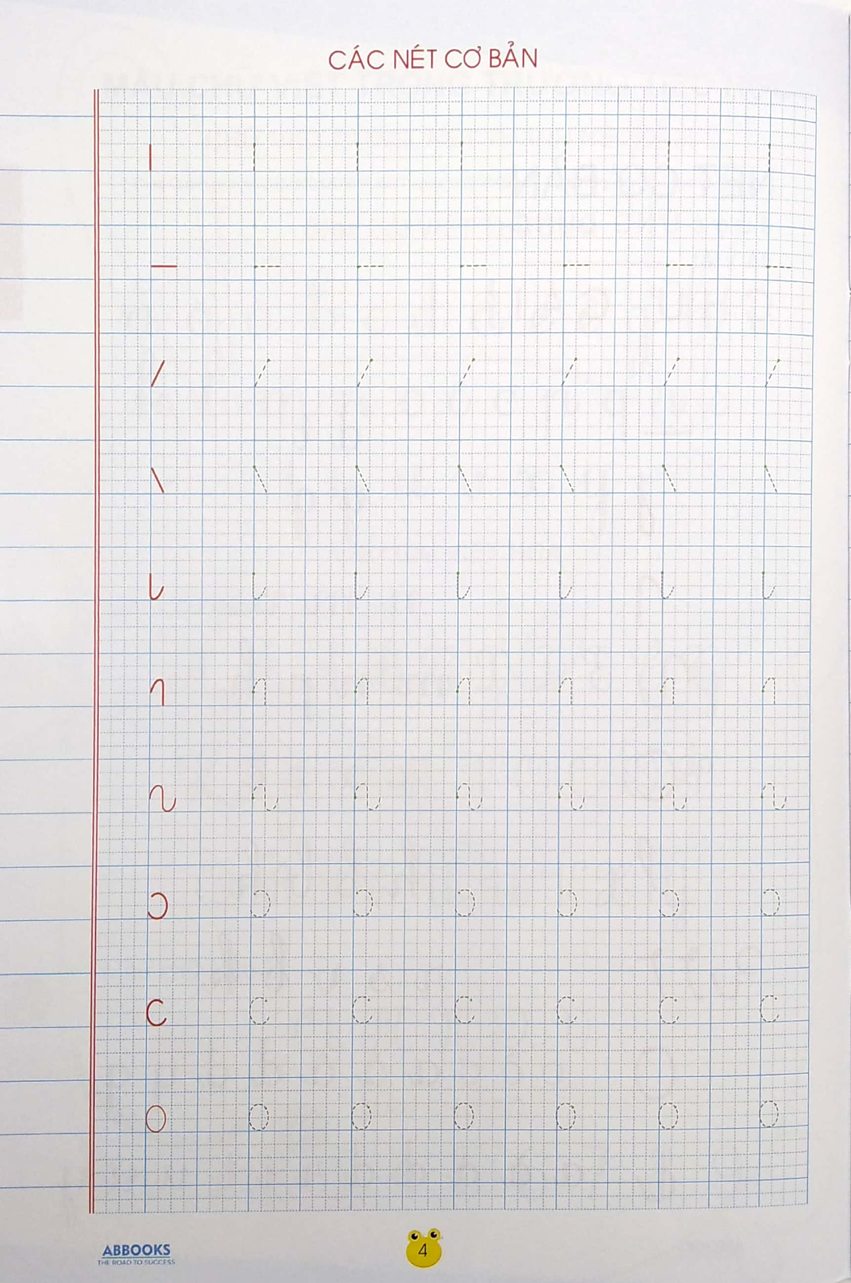 bé chuẩn bị vào lớp 1 - vở tập viết nét cơ bản - Ảnh 4