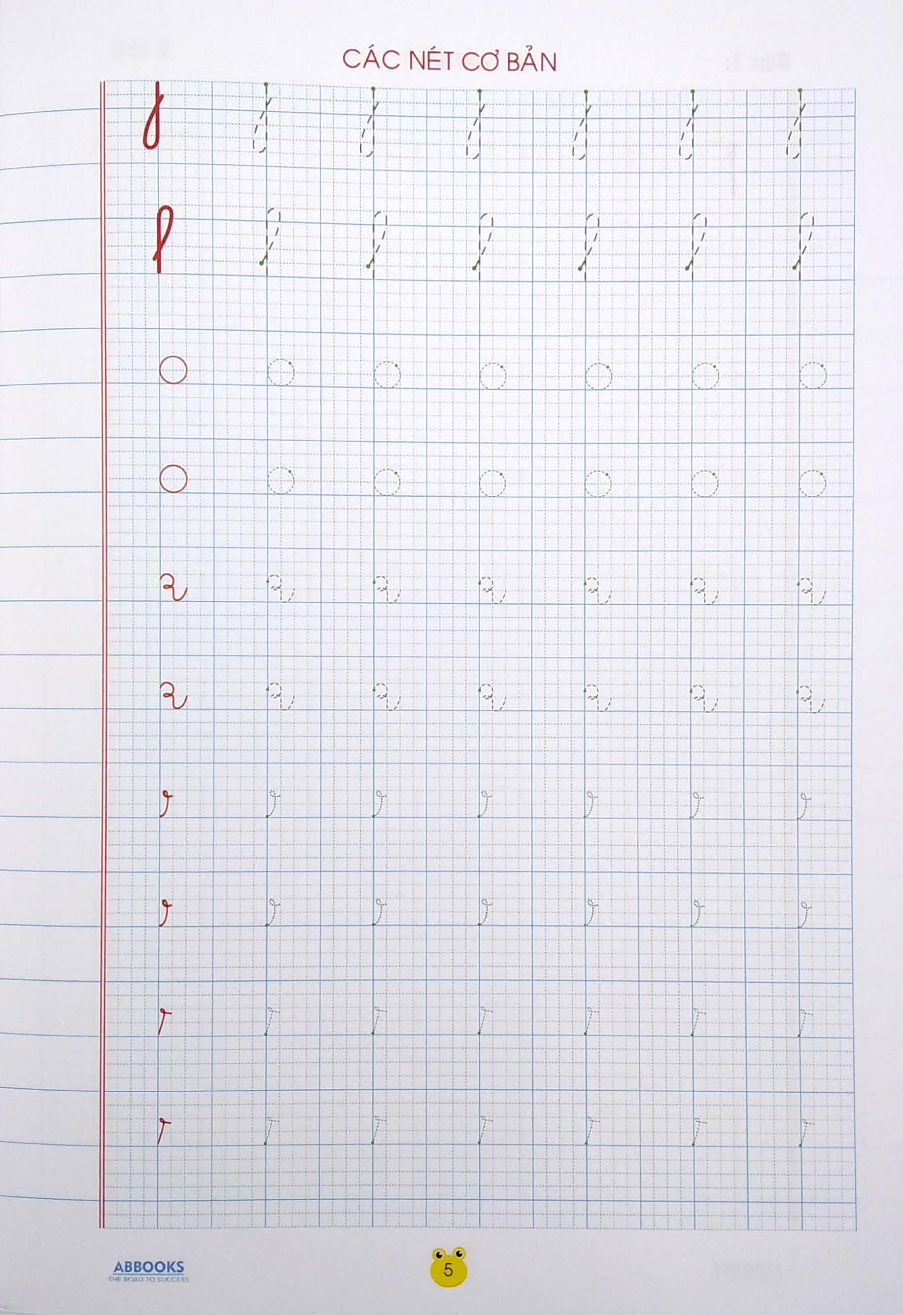 bé chuẩn bị vào lớp 1 - vở tập viết nét cơ bản - Ảnh 5