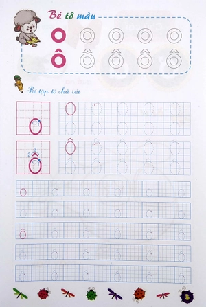 bé chuẩn bị vào lớp một - vở tập tô chữ mẫu giáo (dành cho trẻ 5-6 tuổi) (tái bản) - Ảnh 4