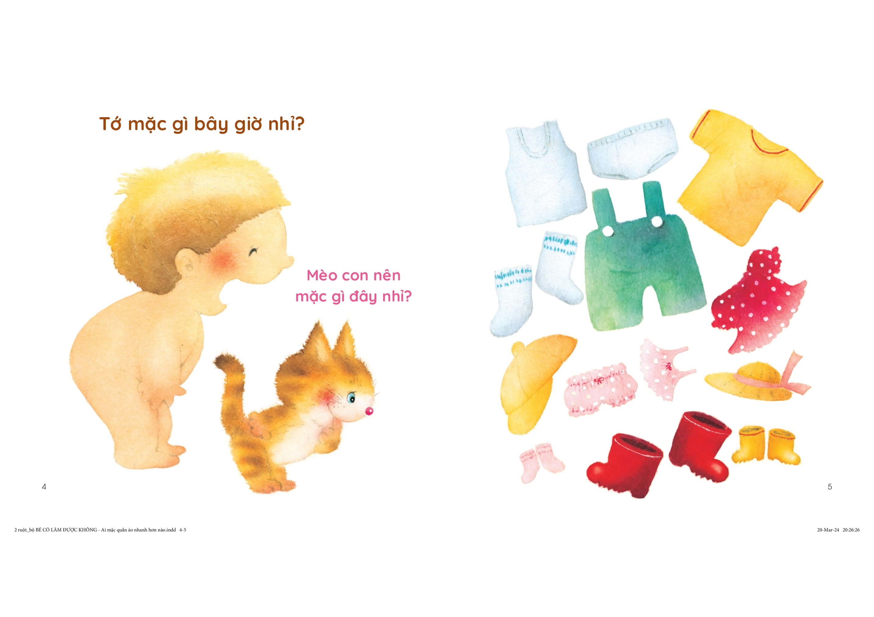 bé có làm được không? - ai mặc quần áo nhanh - Ảnh 2