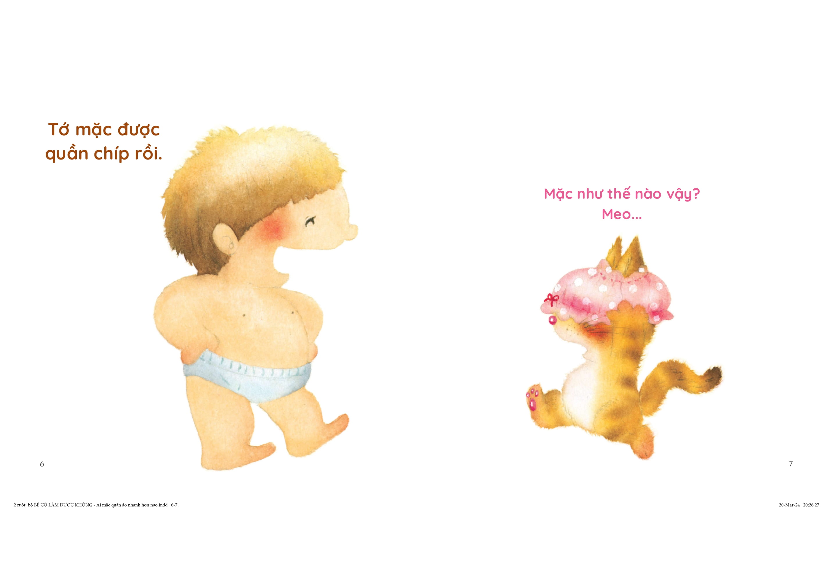 bé có làm được không? - ai mặc quần áo nhanh - Ảnh 3