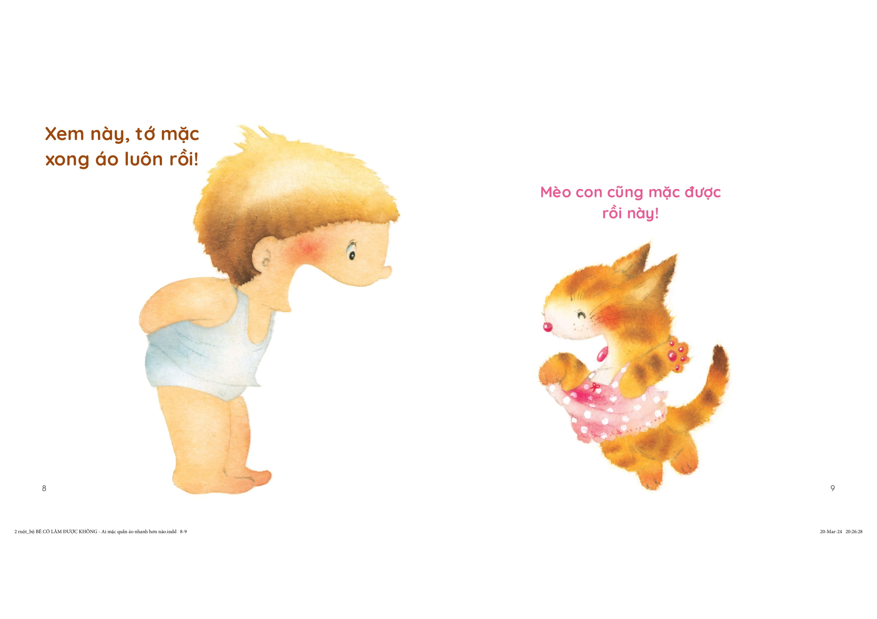 bé có làm được không? - ai mặc quần áo nhanh - Ảnh 4