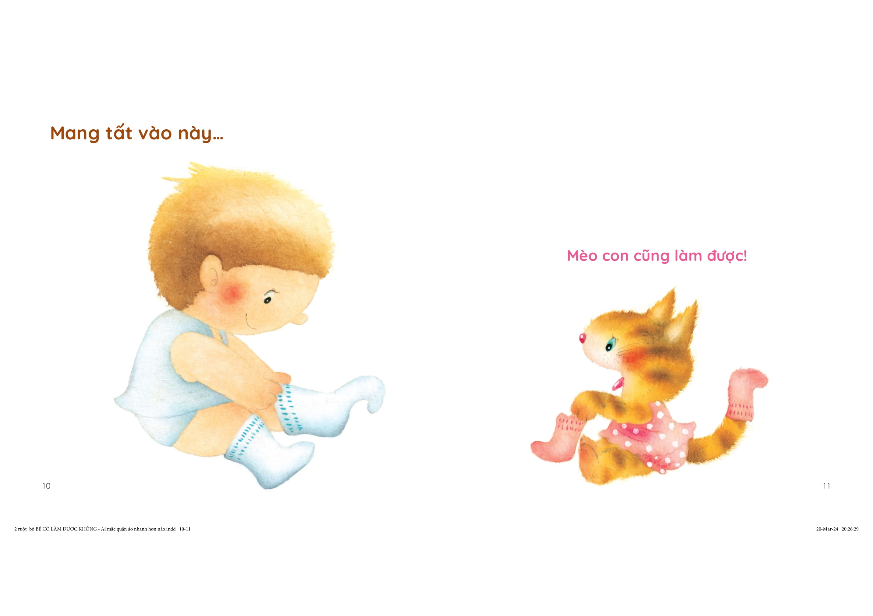 bé có làm được không? - ai mặc quần áo nhanh - Ảnh 5