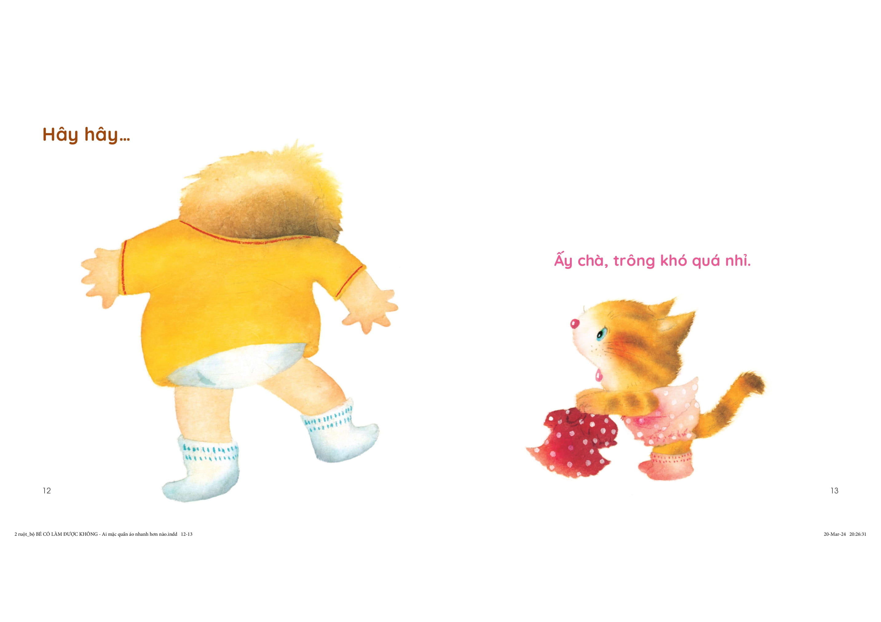 bé có làm được không? - ai mặc quần áo nhanh - Ảnh 6