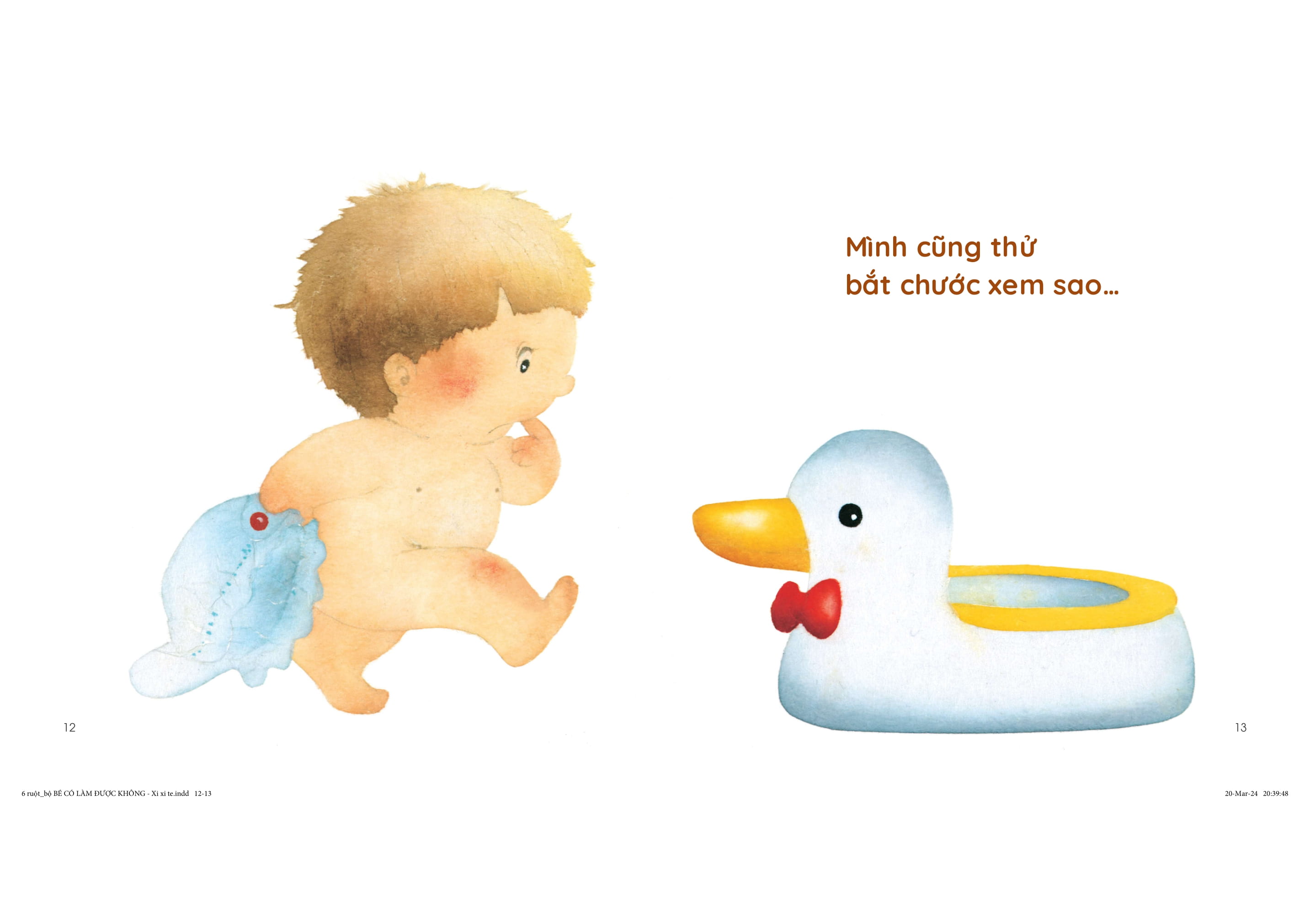 bé có làm được không? - xi xi tè - Ảnh 6