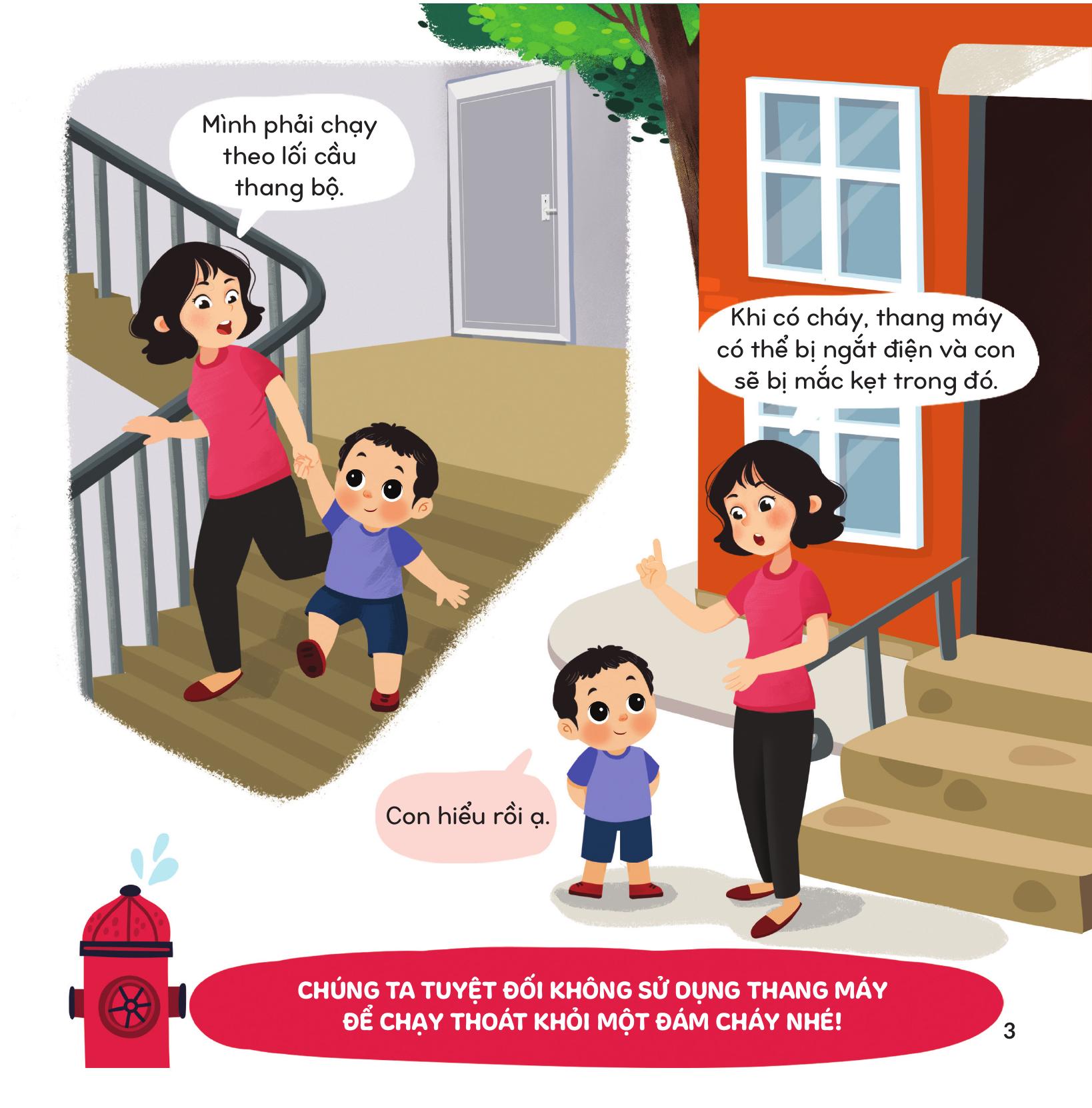 bé giỏi như chú lính cứu hỏa - các kỹ năng chữa cháy và thoát nạn - Ảnh 4