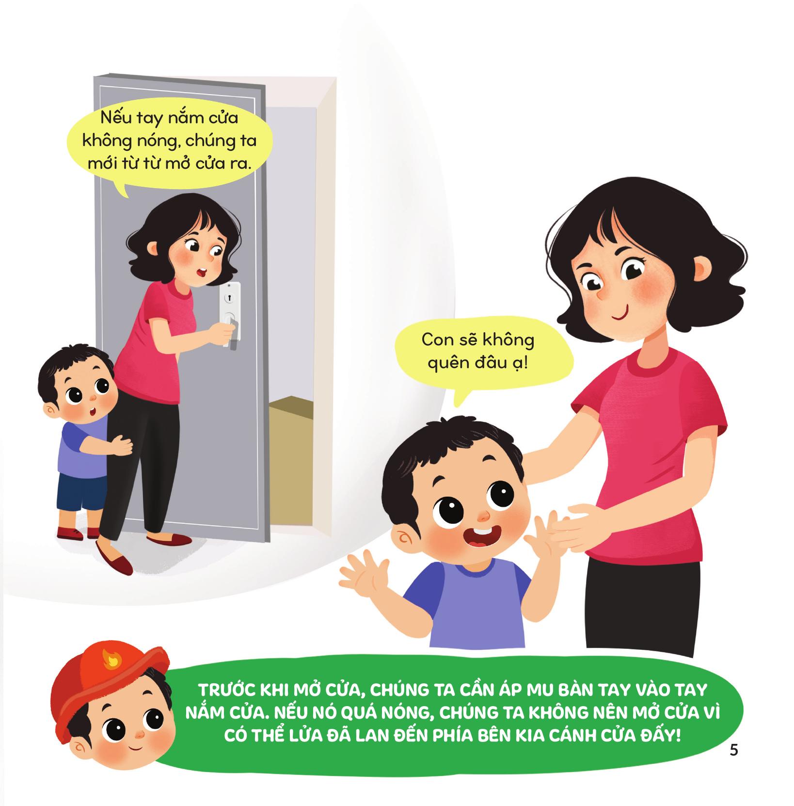 bé giỏi như chú lính cứu hỏa - các kỹ năng chữa cháy và thoát nạn - Ảnh 6