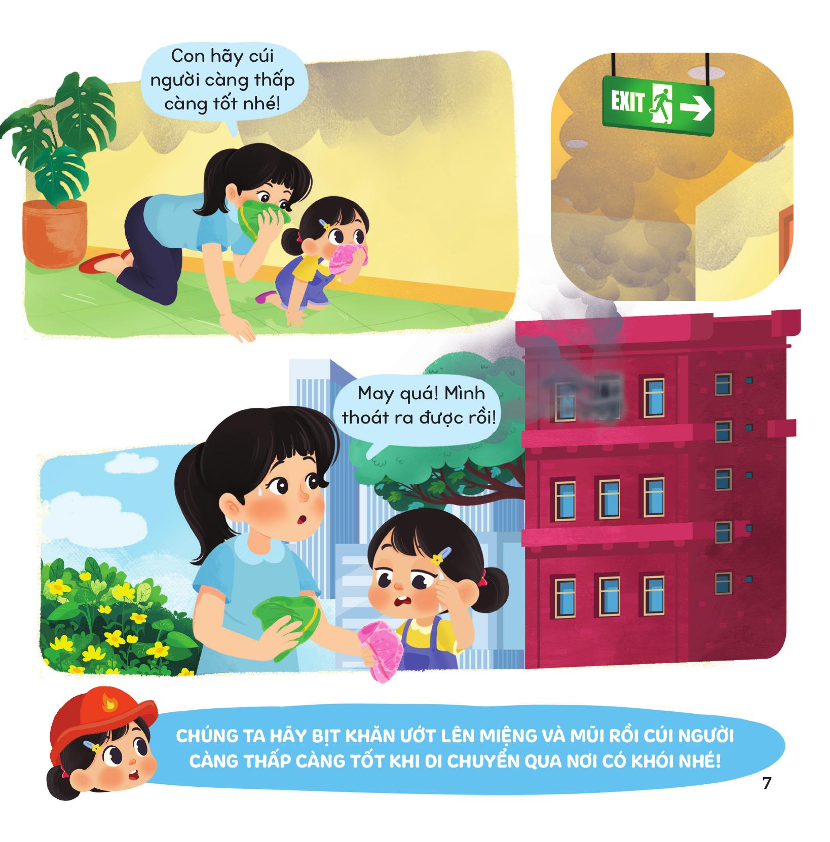 bé giỏi như chú lính cứu hỏa - các kỹ năng chữa cháy và thoát nạn - Ảnh 8