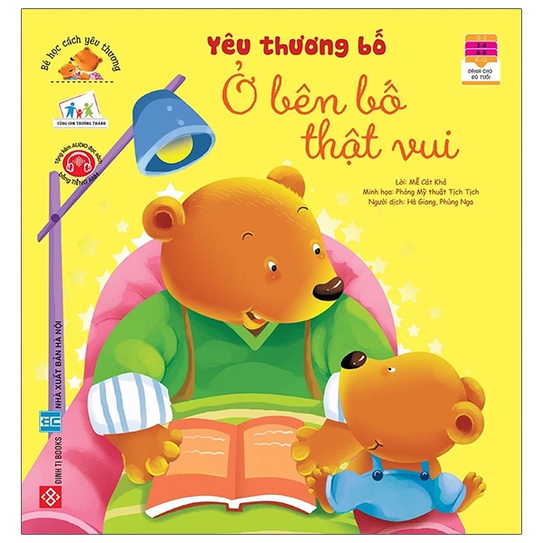 bé học cách yêu thương - yêu thương bố - ở bên bố thật vui