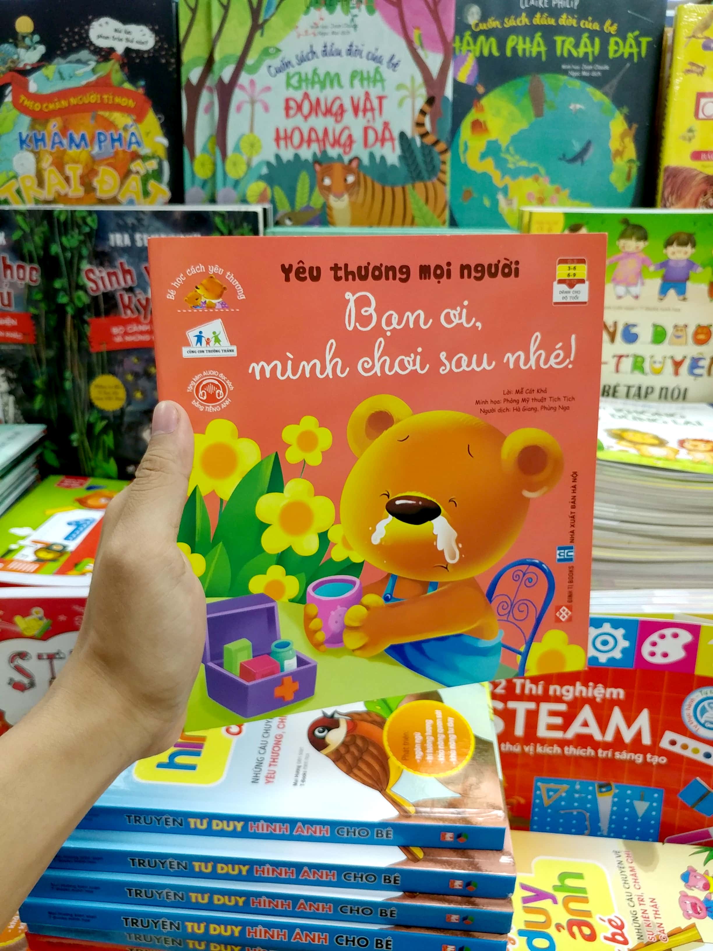 bé học cách yêu thương - yêu thương mọi người - bạn ơi, mình chơi sau nhé! - Ảnh 7