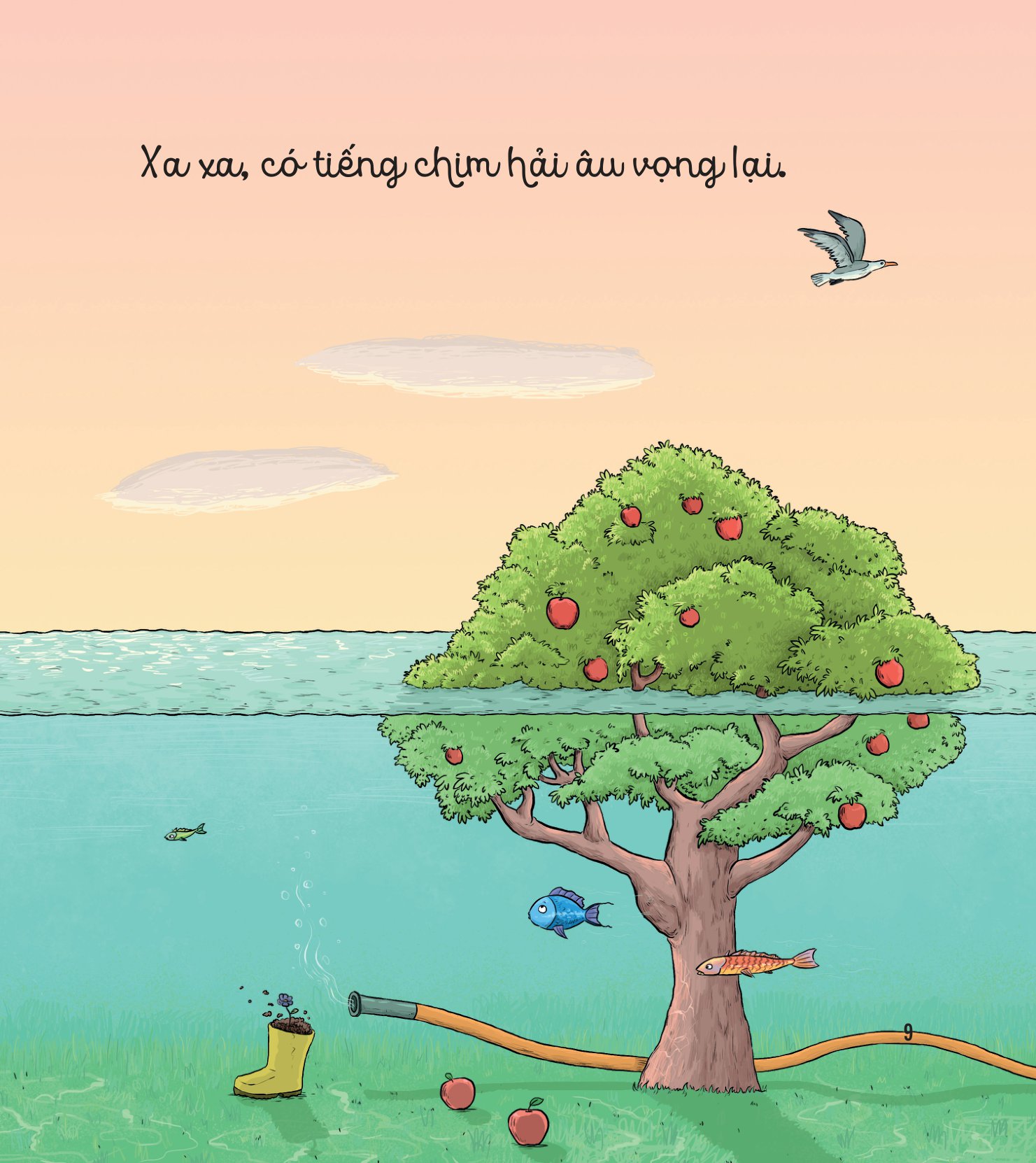 bé học điều hay qua câu chuyện nhỏ - gấu con tinh nghịch - cơn “đại hồng thủy” - Ảnh 10