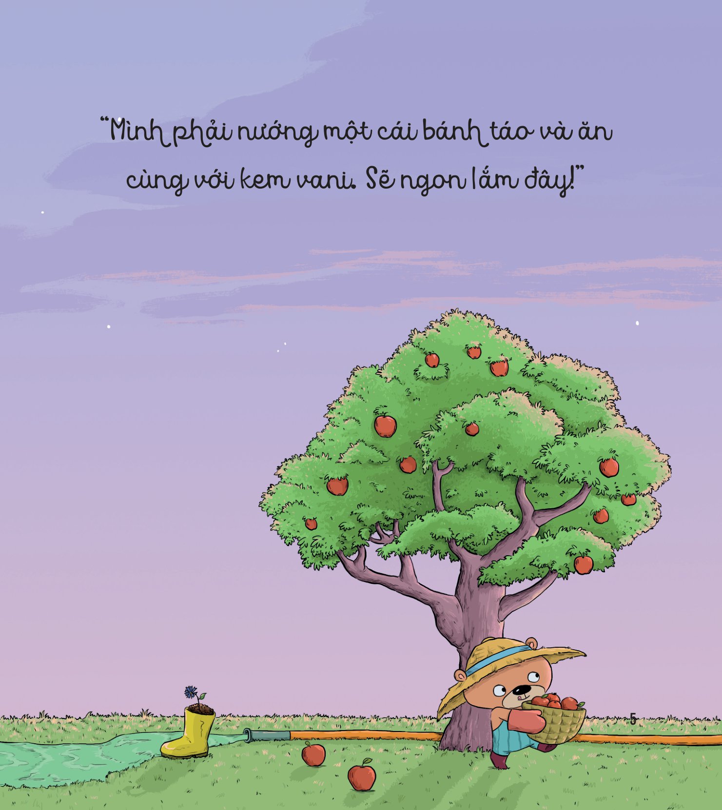 bé học điều hay qua câu chuyện nhỏ - gấu con tinh nghịch - cơn “đại hồng thủy” - Ảnh 6