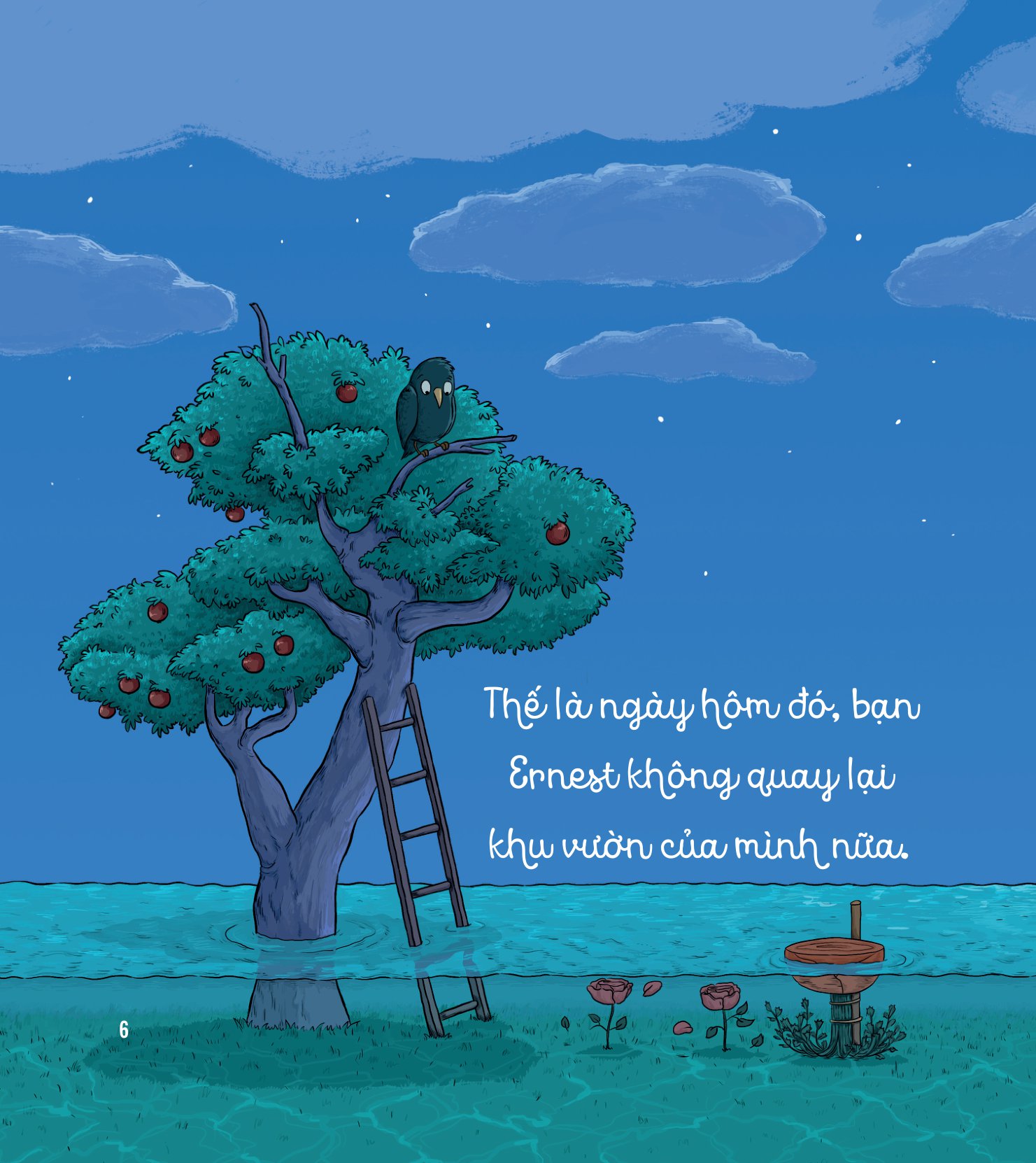 bé học điều hay qua câu chuyện nhỏ - gấu con tinh nghịch - cơn “đại hồng thủy” - Ảnh 7