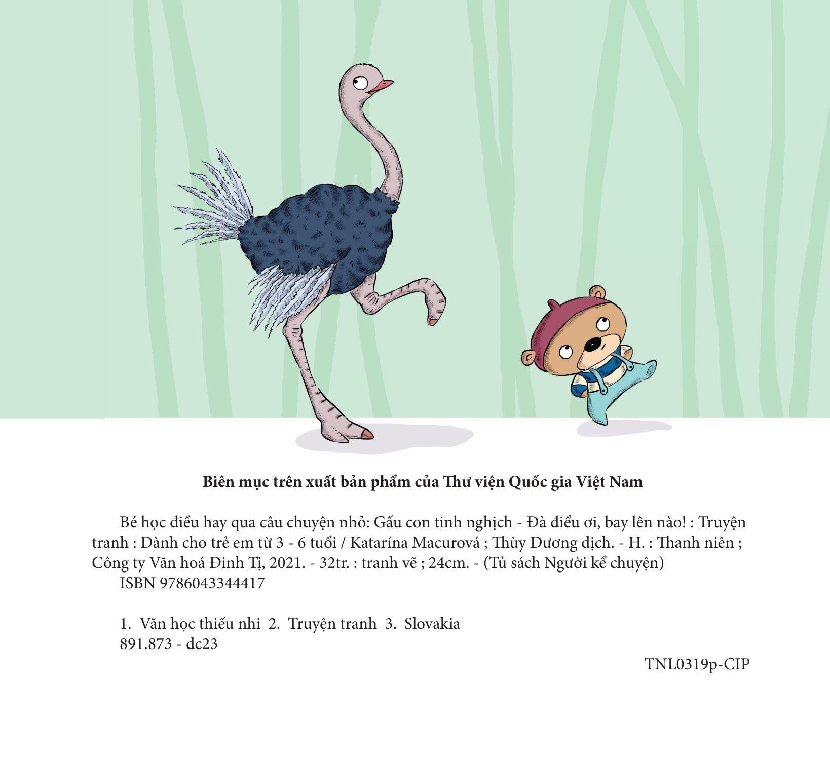 bé học điều hay qua câu chuyện nhỏ - gấu con tinh nghịch - đà điểu ơi, bay lên nào! - Ảnh 3