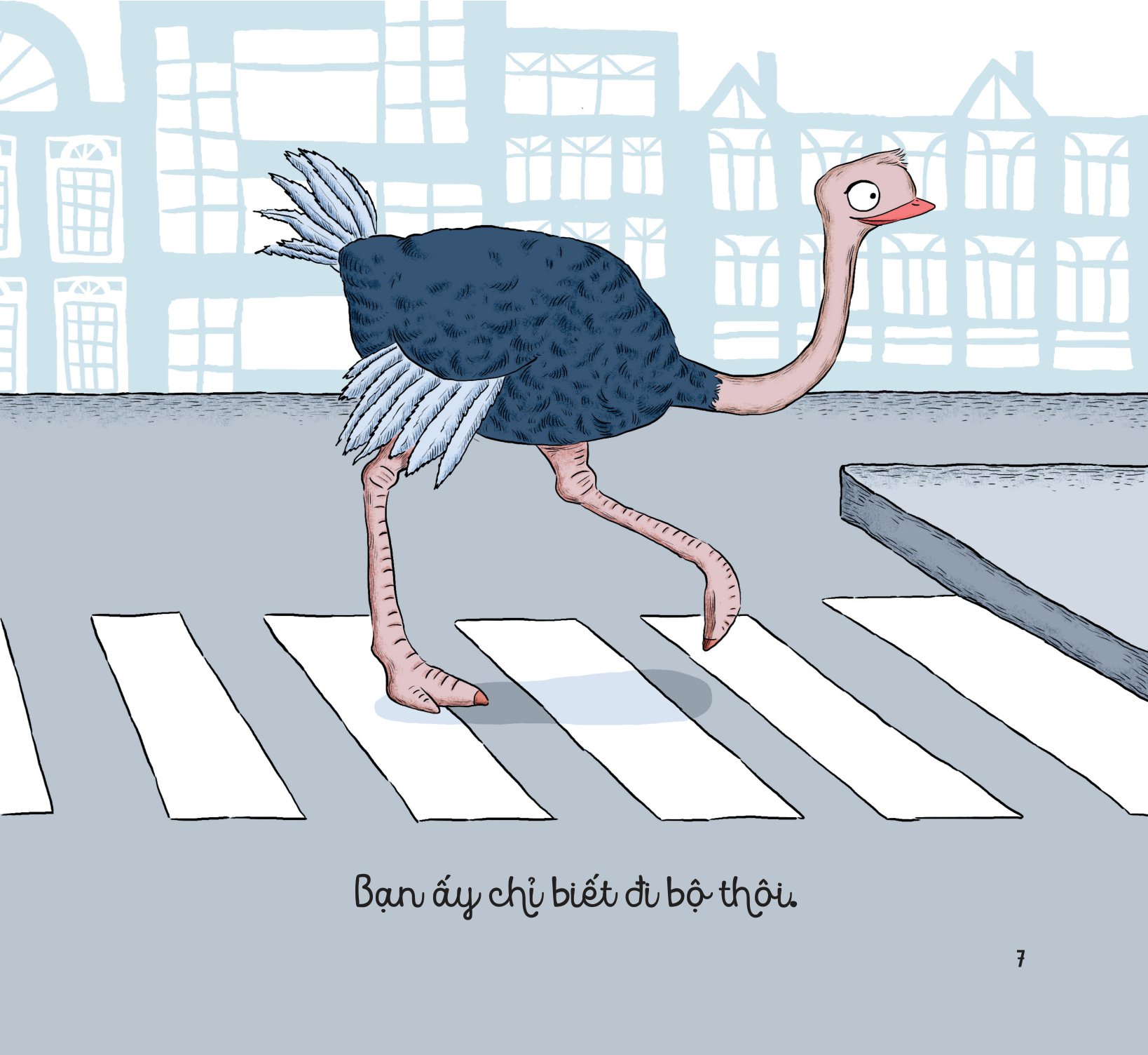 bé học điều hay qua câu chuyện nhỏ - gấu con tinh nghịch - đà điểu ơi, bay lên nào! - Ảnh 8